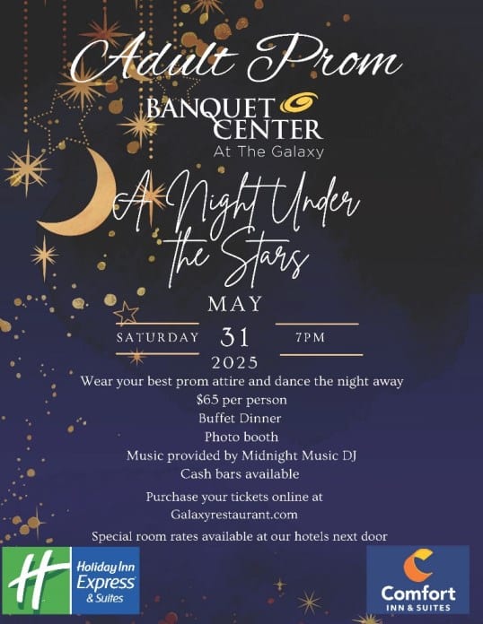 Adult Prom at the Galaxy - A night under the stars