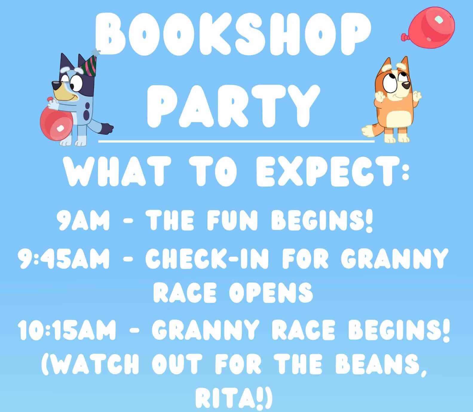 Bluey's Bookshop Party