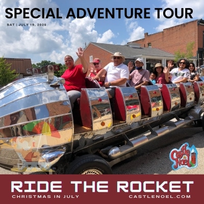 Ride the Euclid Beach Rocket Car Adventure at Castle Noel