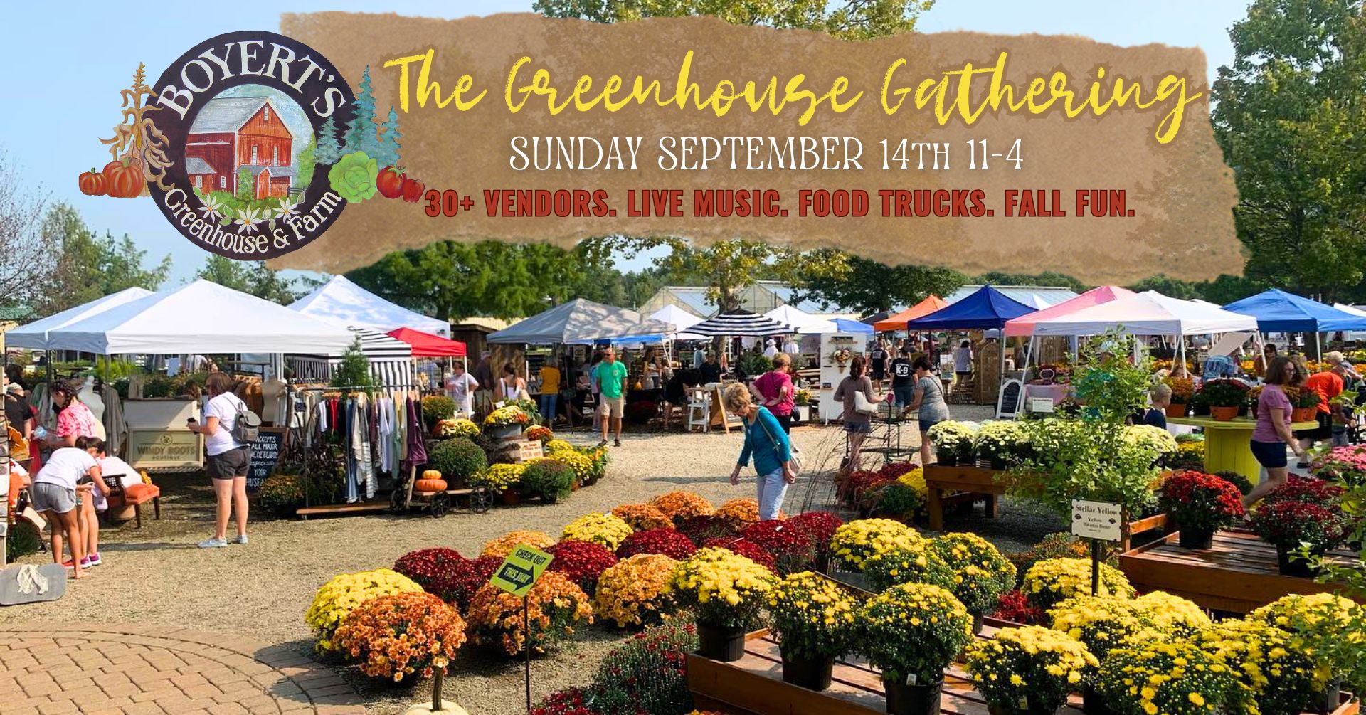 Fall Greenhouse Gathering at Boyert’s