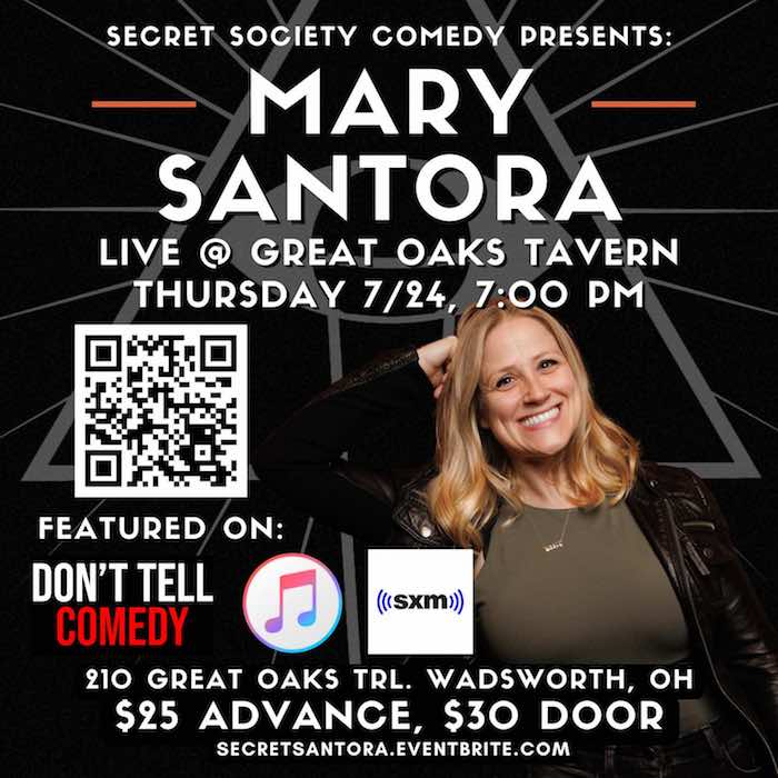 Mary Santora | Secret Society Comedy In Wadsworth