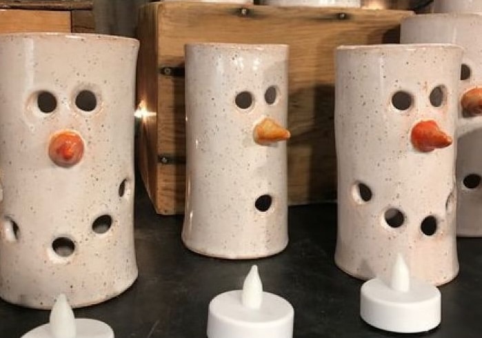 Winter Character Luminary - Ceramic Hand-building Workshop