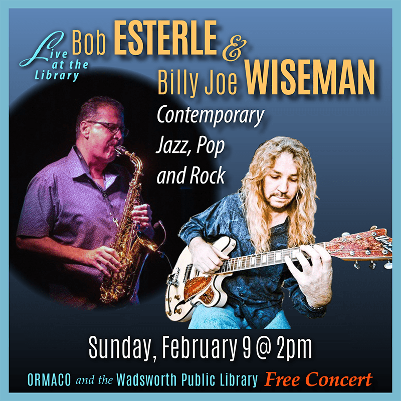 Bob Esterle and Billy Joe Wiseman: Contemporary Jazz, Pop and Rock